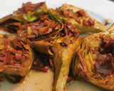 Foto del paso 5 de la receta: Alcachofas a la plancha con Jamón Ibérico