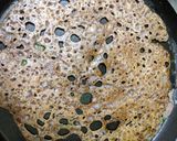 A picture of step 6 of Instant ragi dosa.