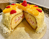 Foto del paso 20 de la receta: Tarta con frutas y nata