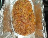 A picture of step 3 of Delish meat loaf.