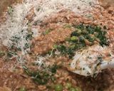 A picture of step 8 of Mushroom Risotto with Peas.
