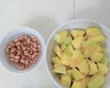 Hình bước làm 1 của món Canh bí đậu phộng