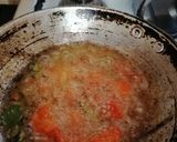 A picture of step 1 of Chicken 65 gravy.