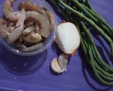 Foto langkah ke 1 dari resep Cah Kacang Panjang Udang.