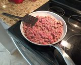 A picture of step 1 of Kethro's Meaty Lasagna.
