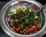 A picture of step 3 of Leftover Rice Uttapam.