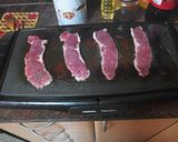 Foto del paso 5 de la receta: Entrecot a la plancha con papas asadas y salsa de manzana