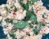 Foto langkah ke 4 dari resep Pepes tahu daun kemangi.