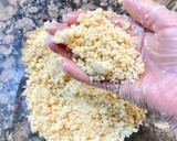 Foto del paso 7 de la receta: Pastel de plátano y dulce de leche con cobertura crujiente