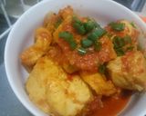 Foto langkah ke 4 dari resep Ayam tahu pedas manis.