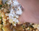 A picture of step 5 of Sabudana Vada.