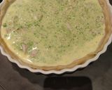 Une image de l'étape 4 de Quiche brocoli poulet et curry.