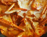 A picture of step 5 of Crab curry.