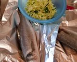 Foto del passaggio 1 della ricetta Branzino zucchine e menta
