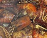 Foto langkah ke 3 dari resep Tumis Udang Galah Bumbu Pedas.