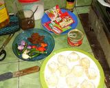Foto langkah ke 1 dari resep Bola Tahu kuah Balacan.