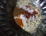 A picture of step 1 of Besanbhindi.
