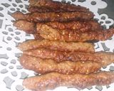 A picture of step 3 of Seekh Kabab🥖.