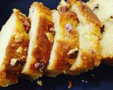 A picture of step 10 of Eggless Dry fruits vanilla cake.