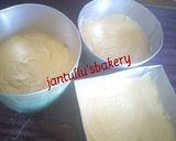 A picture of step 4 of Vanilla fondant cake.
