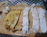 Foto langkah ke 1 dari resep Telur dadar krispy lada hitam.