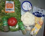 Foto del paso 1 de la receta Coliflor con salsa de espinacas