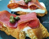 Foto del paso 4 de la receta: Montadito de mojama con scamorza en airfryer