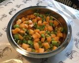 Une image de l'étape 10 de Salade de melon et kiwis au jus de pêches.