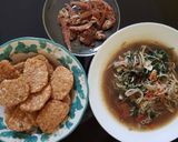 Foto langkah ke 4 dari resep Cah Kangkung Tauge Saus Tiram Pedas.