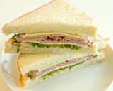 A picture of step 3 of Jambon Cheese Sandwich with a Simple Dressing 🥪 Slow Morning Home Table.