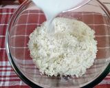 Foto langkah ke 2 dari resep Lemper isi abon.