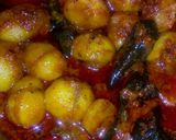 A picture of step 2 of Stuffed brinjal potato.
