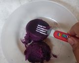 Foto langkah ke 1 dari resep Bolu Kukus Ubi Ungu.