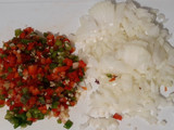 Carne en salsa de curry con timbal de arroz