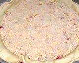 Une image de l'étape 5 de Tarte au crumble de framboises.