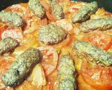 صورة لخطوة 4 من وصفة كفته مع البطاطا والبصل والبندوره سريعه وسهله
