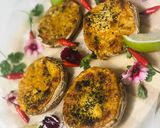 A picture of step 4 of Cheesy Grilled Mushrooms🍄🧀🍄🧀🍄🧀.