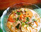 Foto langkah ke 7 dari resep SOP KUSAW (Kubis Sawi Hijau).