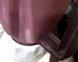 A picture of step 4 of Coconut Strawberry smoothie.