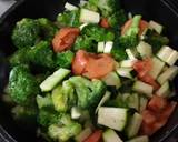 Foto del paso 2 de la receta Hamburguesas de espinacas y flores de verduras