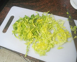 Foto del paso 3 de la receta: Super bocadillo de lomo adobado con verduras, queso y mayonesa