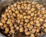 A picture of step 12 of Chole bhature.