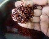 A picture of step 2 of Manipuri Chak hao tal / black rice poori.