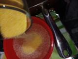 Polenta al microondas con Tuco de no pollo