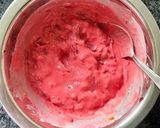 A picture of step 4 of Beetroot Raita🩷🩷.