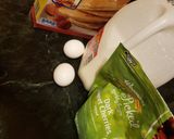 A picture of step 1 of Lazy day cherry pancake(sheet pan pancake).