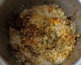 A picture of step 4 of Sindhi Masala Biryani 😍😍.