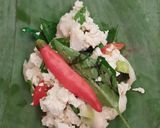 Foto langkah ke 4 dari resep Pepes Tahu-Jamur Tiram.