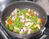 Foto del paso 3 de la receta: Verduras con tocineta