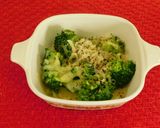 A picture of step 3 of Cheesy spicy broccoli bites.